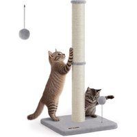 FEANDREA Kratzbaum Kratzsäule, 85 cm hoch, 7/13/17 cm Dicker Sisalstamm, für alle Katzene 7 cm, 7 cm, 85 cm