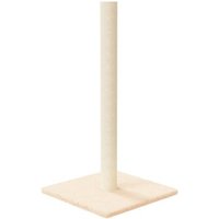 VidaXL Kratzsäule Kratzbaum Katzenkratzbaum Kratzstange Kratzstamm Katzenstamm creme