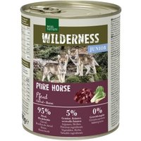 REAL NATURE WILDERNESS Nassfutter Hund, Junior, Pure Horse, Pferd 6x800 g