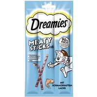 Dreamies Meaty Sticks Snack Adult Lachs 14x30 g