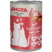 Amora Cat Fleisch Pur 6x400g Rind