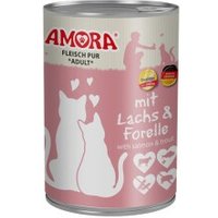 Amora Cat Pur 6x400g Delikater Lachs und Forelle