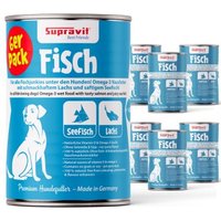 Supravit Hundenassfutter 6 x 820g Fisch