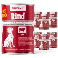 Supravit Hundenassfutter 6 x 820g Rind