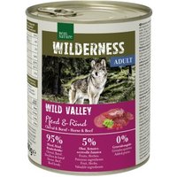 REAL NATURE WILDERNESS Nassfutter Hund, Adult, Wild Valley, Pferd und Rind 6x800 g