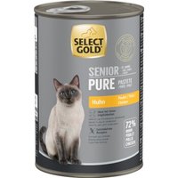 SELECT GOLD Nassfutter Katze Senior Acceptance Huhn 24x400 g