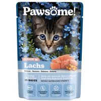 Pawsome Nassfutter Kitten, Lachs 28x85 g