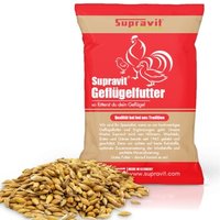Supravit Braugerste - Ergänzungsfutter für Hühner und Tauben - energiereiches Zusatzfutter liefert wertvolle Kohlenhydrate - leicht verdaulich und gut verträglich 25 kg