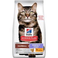 Hill's Science Plan Trockenfutter Katze Adult Hairball & Perfect Coat Huhn 3 kg