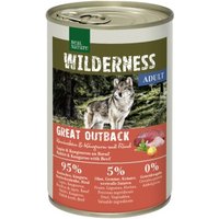 REAL NATURE WILDERNESS Nassfutter Hund, Adult, Great Outback, Kaninchen, Känguru und Rind 24x400 g