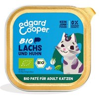 Edgard & Cooper Edgard&Cooper Nassfutter Katze Adult Paté Bio Lachs und Huhn 16x85 g