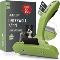 REAVET Unterwollkamm für Kurzhaar (L)