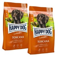 HAPPY DOG Sensible Trockenfutter Hund Adult, Toscana 2x12,5 kg