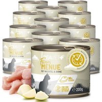 REAVET Feines Menue Katzenfutter - Huhn mit Wachtel & Birne | 12 x 200g
