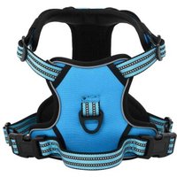 VidaXL Hundegeschirr blau L