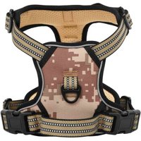 VidaXL Hundegeschirr braun/ beige L