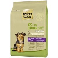 SELECT GOLD Trockenfutter Hund Sensitive XS Junior 1 kg Lamm mit Lachs und Kartoffel