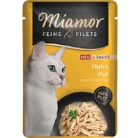 Miamor Feine Filets Nassfutter Katze Adult in Sauce Huhn 24x100 g