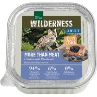 REAL NATURE WILDERNESS Nassfutter Katze, Audlt, Jelly Core, More than Meat Huhn mit Blaubeere 16x100 g