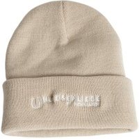 Hufeisenliebe Beanie Mütze beige