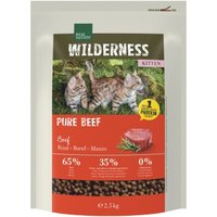 REAL NATURE WILDERNESS Trockenfutter Katze Kitten Pure Beef 2,5 kg