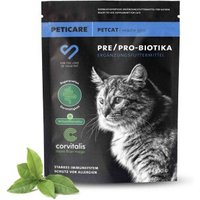 Peticare Probiotika & Präbiotika Pulver für Katzen, Darm-Sanierung, Darmflora
