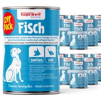 Supravit Hundenassfutter 12 x 410g Fisch