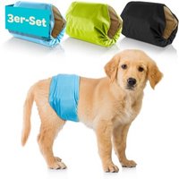 HUND IST KÖNIG Hundewindeln für Rüden [3 STK] Saugstarke Hundewindeln Rüde - Bequeme Hunde Windeln bei Inkontinenz XS