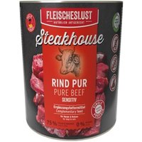 Fleischeslust Sensitiv Nassfutter Dose Rind pur 6x800 g