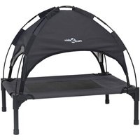 VidaXL Hundebett schwarz 48 cm, 61 cm, 48 cm
