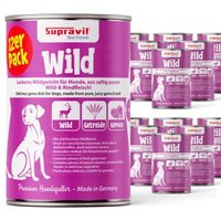 Supravit Hundenassfutter 12 x 410g Wild