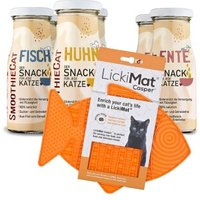 SmoothieCat Mix 6x 150 ml + Lickimat Orange