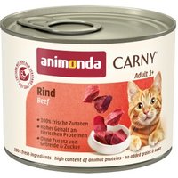 animonda Carny Nassfutter Katze Adult Rind 6x200 g