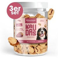 KAUDAS HühnerherzenPur Natursnack 3x60 g