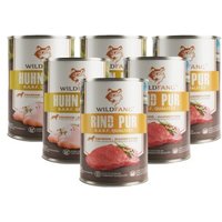 Wildfang Nassfutter Mix 6 x 400g - BARF Qualität