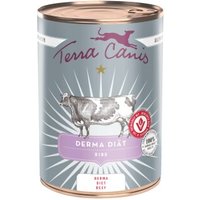 Terra Canis Nassfutter Hund Derma Diät Rind 6x400 g