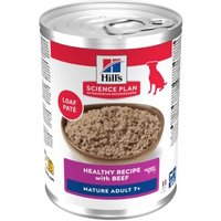 Hill's Science Plan Nassfutter Hund, Mature Adult 7+, mit Rind 12x370 g