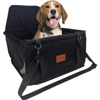 Petsation Hunde Autositz – Sicher & Bequem schwarz