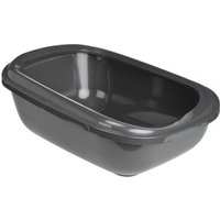 AniOne Katzentoilette Mega Tray dunkelgrau