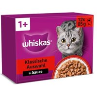 Whiskas Multipack 1+ Klassische Auswahl in Sauce 12x85 g