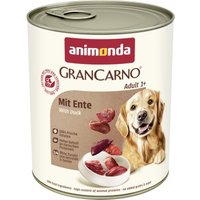 animonda GranCarno Original Nassfutter Hund Adult, Ente 6x800 g