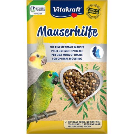Vitakraft Mauserhilfe Großsittiche und Papageien 5x20g