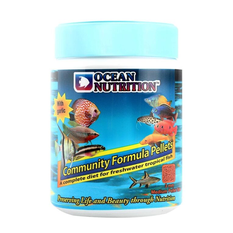 Die Ocean Nutrition Community Formula Pellets sind ein leicht verdauliches Futter für deine tropischen Süßwasserfische. Erhältlich in verschiedenen Pelletgrößen von ca. 0