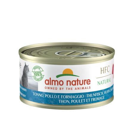 Almo Nature HFC Thunfisch, Huhn und Käse 6x70g